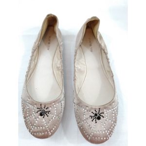 Anthropologie Jeweled Spider Ballet Flats Size 6.5